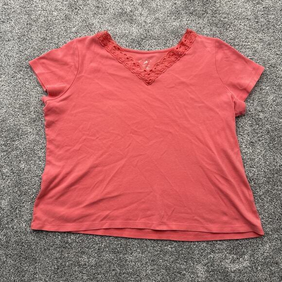 White Stag Tops - Boho Top Women Large Lace Trim Cottagecore Romantic Feminine Dainty Y2K Inspired